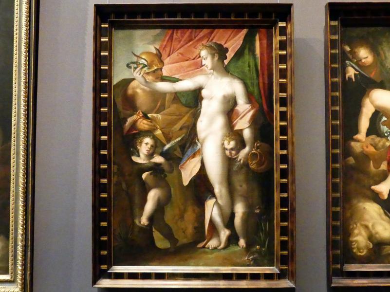 Bartholomäus Spranger (1569–1610), Venus und Merkur, Wien, Kunsthistorisches Museum, Saal XI, um 1595–1597