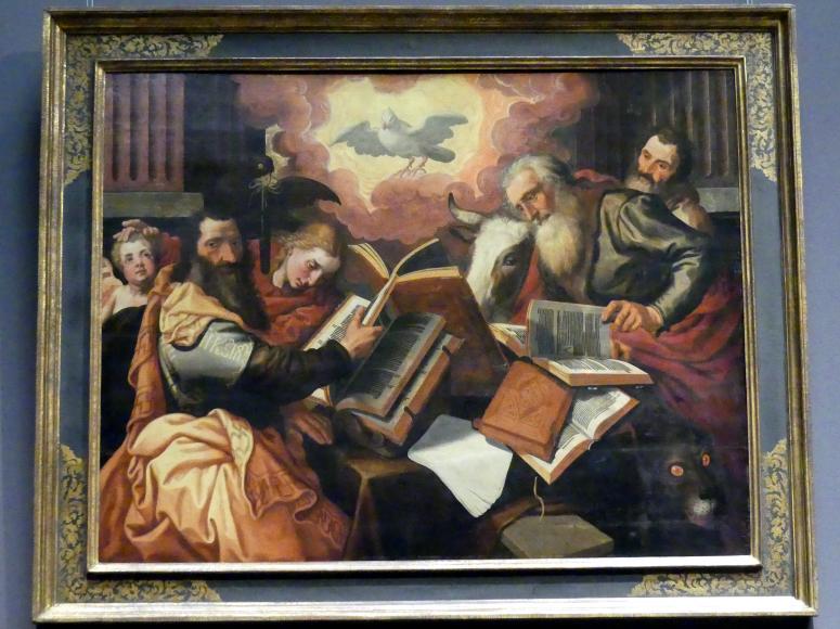 Pieter Aertsen (1550–1567), Die vier Evangelisten, Wien, Kunsthistorisches Museum, Saal XI, um 1560–1565