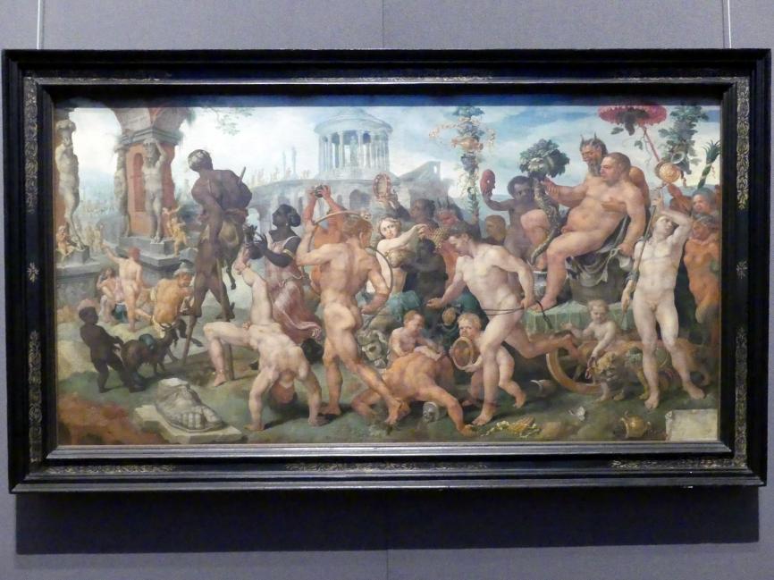 Maarten van Heemskerck (1531–1561), Triumphzug des Bacchus, Wien, Kunsthistorisches Museum, Kabinett 15, um 1536–1537