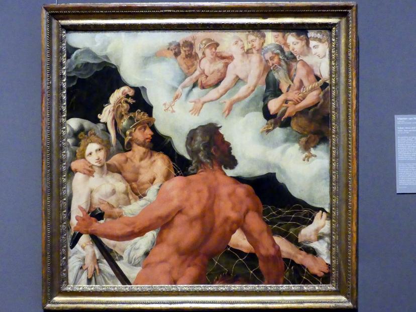 Maarten van Heemskerck (1531–1561), Vulkan, Venus und Mars, Wien, Kunsthistorisches Museum, Kabinett 15, um 1540