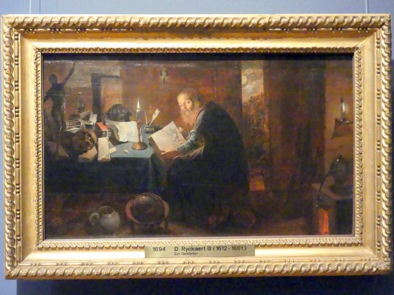 David Ryckaert III. (1649–1655), Alchemist, Wien, Kunsthistorisches Museum, Kabinett 17, 1649