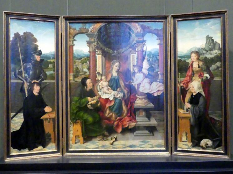 Joos van Cleve (Joos van der Beke) (1508–1538), Flügelaltar, Wien, Kunsthistorisches Museum, Kabinett 21, um 1530