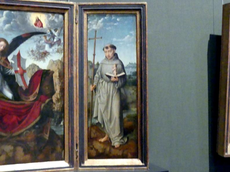 Gerard David (1475–1519), Michaelsaltar, Wien, Kunsthistorisches Museum, Kabinett 21, um 1510, Bild 4/5