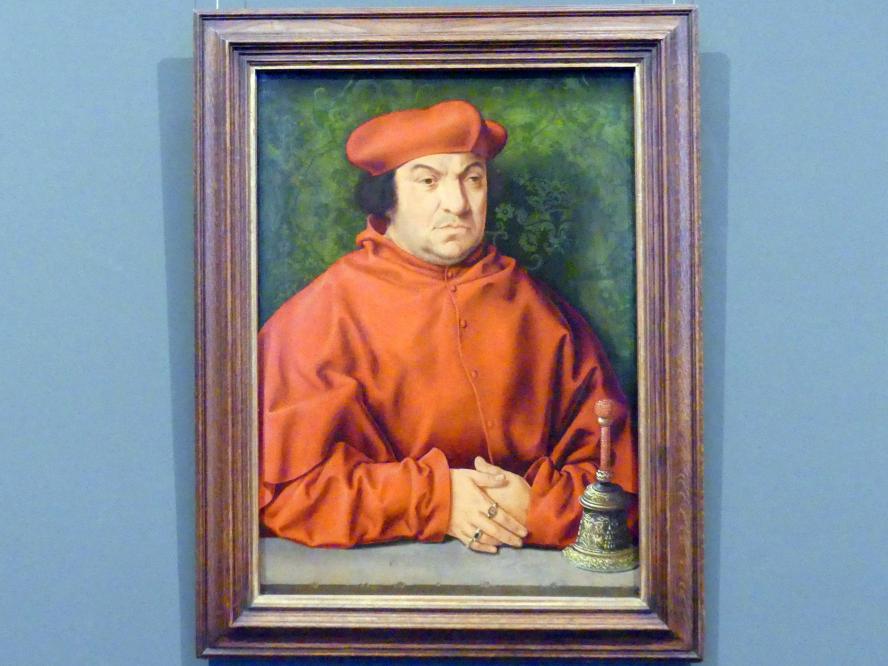 Bartholomäus Bruyn der Ältere (1513–1546), Kardinal Bernhard Clesius, Wien, Kunsthistorisches Museum, Kabinett 22, nach 1530