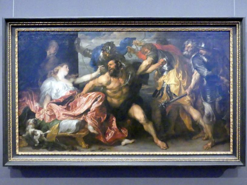 Anthonis (Anton) van Dyck (1614–1641), Gefangennahme Samsons, Wien, Kunsthistorisches Museum, Kabinett 23, 1628–1630
