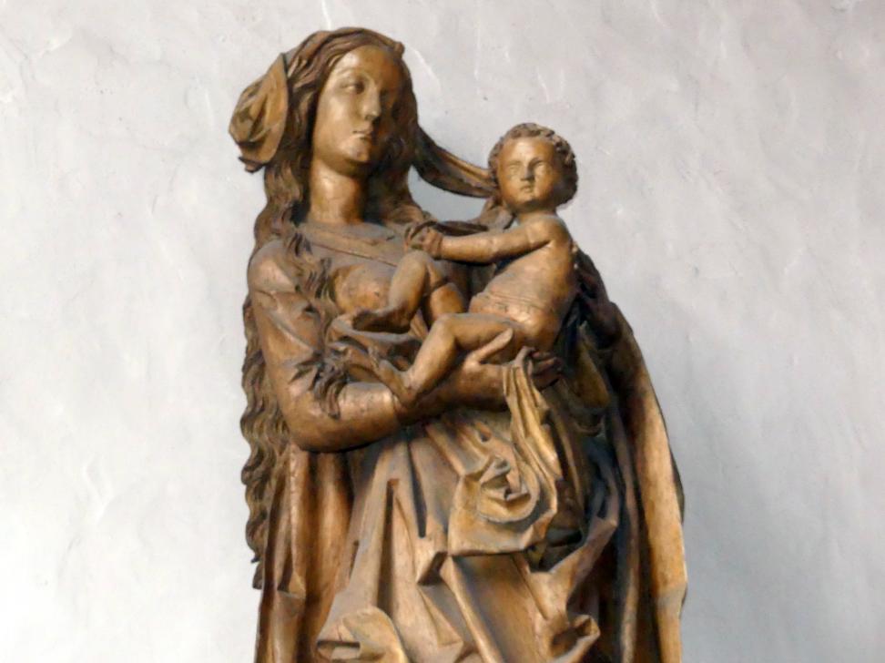 Tilman Riemenschneider (1487–1523), Maria mit Kind, Haßfurt, Pfarrkirche St. Kilian, Kolonat und Totnan, 1485–1490, Bild 3/3