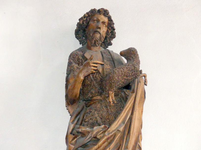 Tilman Riemenschneider (1487–1523), Johannes der Täufer, Haßfurt, Pfarrkirche St. Kilian, Kolonat und Totnan, 1485–1490, Bild 2/4