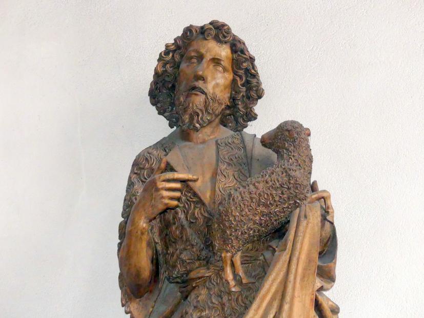 Tilman Riemenschneider (1487–1523), Johannes der Täufer, Haßfurt, Pfarrkirche St. Kilian, Kolonat und Totnan, 1485–1490, Bild 4/4