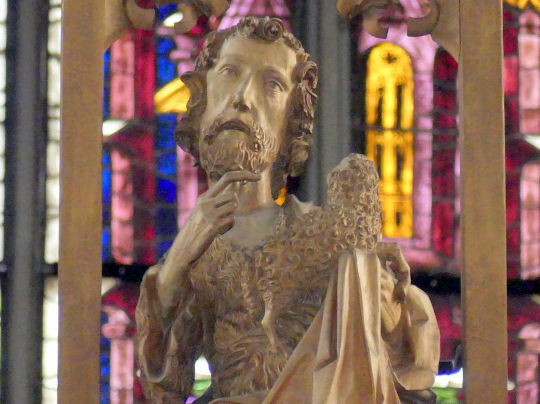Tilman Riemenschneider (1487–1523), Johannes der Täufer mit dem Lamm Gottes, Münnerstadt, Pfarrkirche St. Maria Magdalena, 1490–1492, Bild 2/2