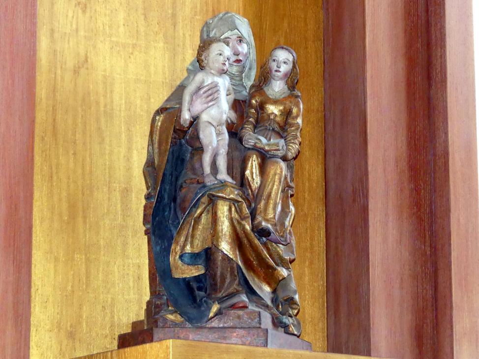 Tilman Riemenschneider (Werkstatt) (1487–1520), Hl. Anna selbdritt, Münnerstadt, Pfarrkirche St. Maria Magdalena, Undatiert, Bild 2/6