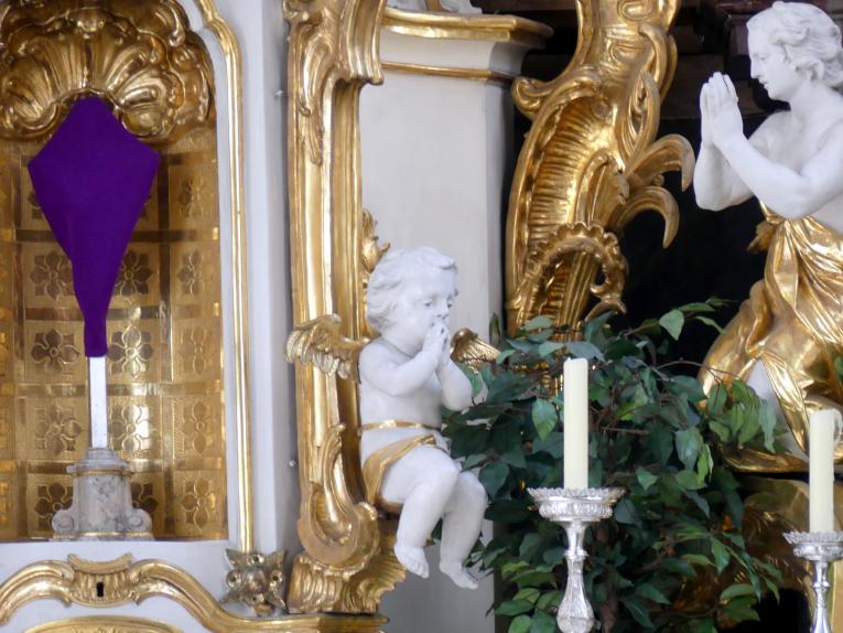 Johann Peter Wagner (1755–1797), Tabernakel, Volkach, Pfarrkirche St. Bartholomäus und St. Georg, 1772, Bild 6/6