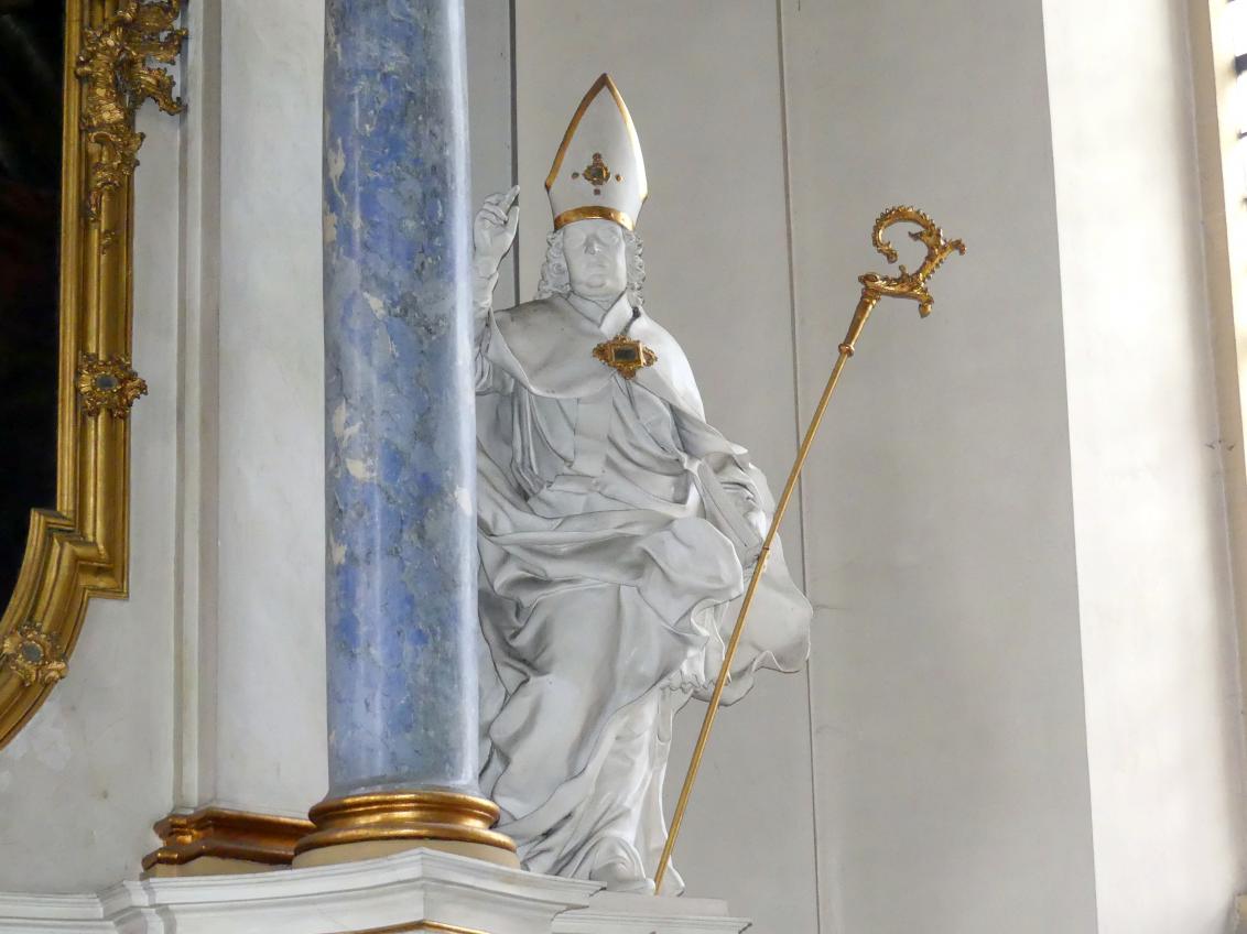 Antonio Giuseppe Bossi (1747), Hochaltar und beide Seitenaltäre, Gaibach, Pfarrkirche zur Heiligsten Dreifaltigkeit, 1747–1748, Bild 5/5