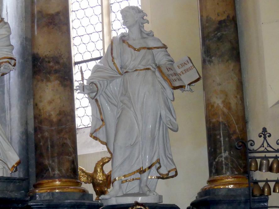 Johann Peter Wagner (1755–1797), Hochaltar, Gerolzhofen, Stadtpfarrkirche Heilige Maria vom Rosenkranz und Heilige Regiswindis, um 1765, Bild 5/6