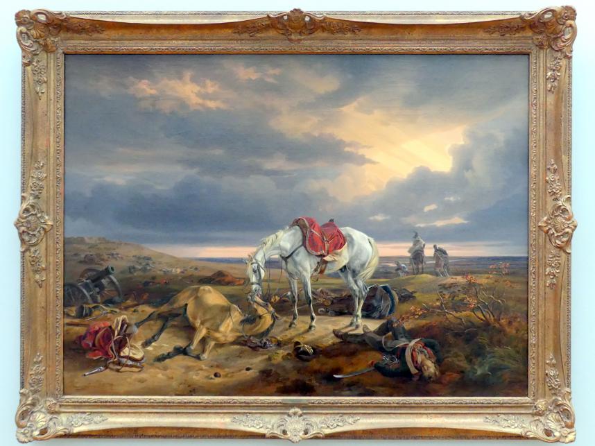 Albrecht Adam (1825–1840), Nach der Schlacht, Schweinfurt, Museum Georg Schäfer, Saal 13, 1840