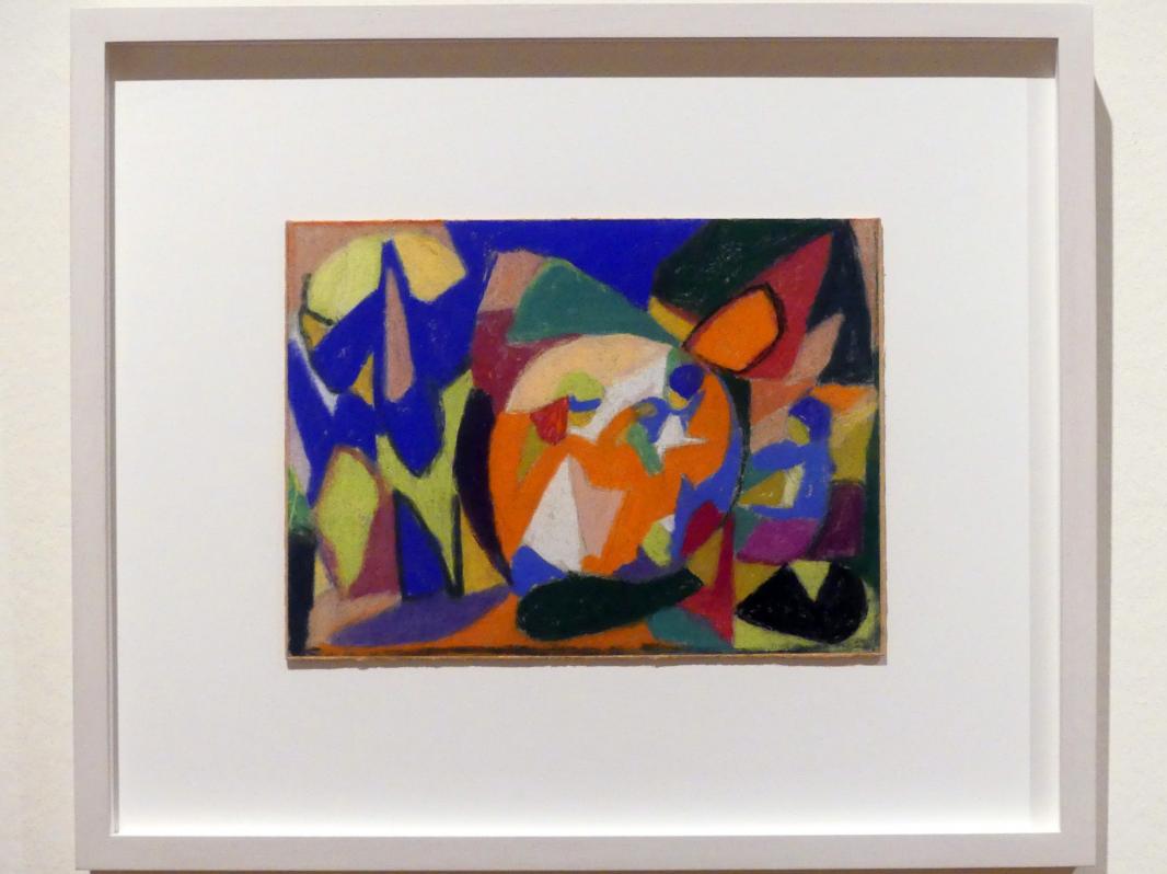 Adolf Hölzel (1880–1933), o. T., Schweinfurt, Museum Georg Schäfer, Ausstellung Adolf Hölzel vom 03.02.-01.05.2019, Saal 11, um 1925–1930, Bild 2/3