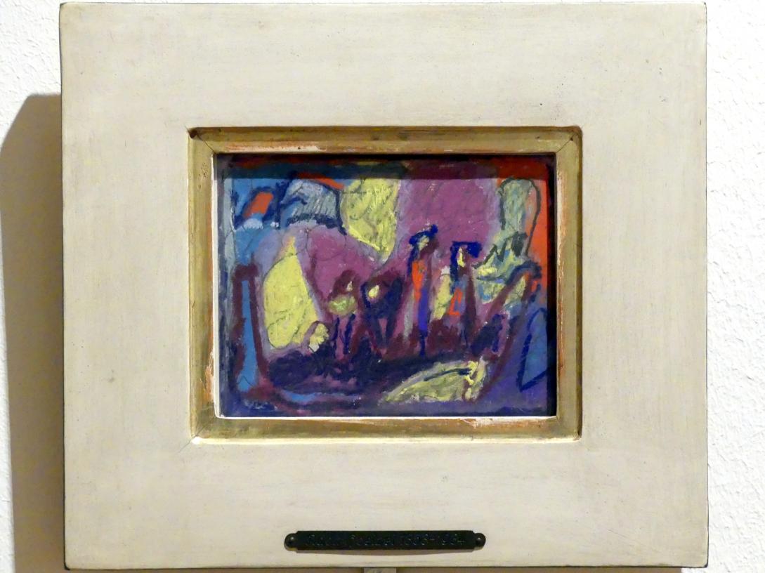 Adolf Hölzel (1880–1933), Kleine Farbkomposition, beherrschend violett, Schweinfurt, Museum Georg Schäfer, Ausstellung Adolf Hölzel vom 03.02.-01.05.2019, Saal 11, Undatiert, Bild 2/3