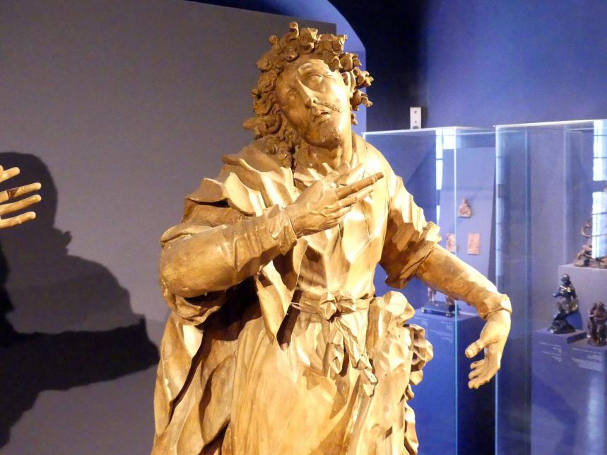 Christoph Rodt (1620), Trauernder Johannes Evangelista, Wettenhausen, ehem. Augustiner-Chorherren-, heute Dominikanerinnenkloster, jetzt Augsburg, Maximilianmuseum, Augsburg, Kunstzentrum Europas, um 1620, Bild 3/3
