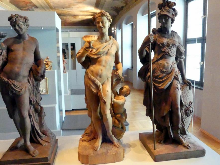 Roman Anton Boos (1767–1790), Vier Modelle zu Götterstatuen, München, Schloss Nymphenburg, jetzt Augsburg, Maximilianmuseum, Sammlung Röhrer, 1777–1782, Bild 4/6