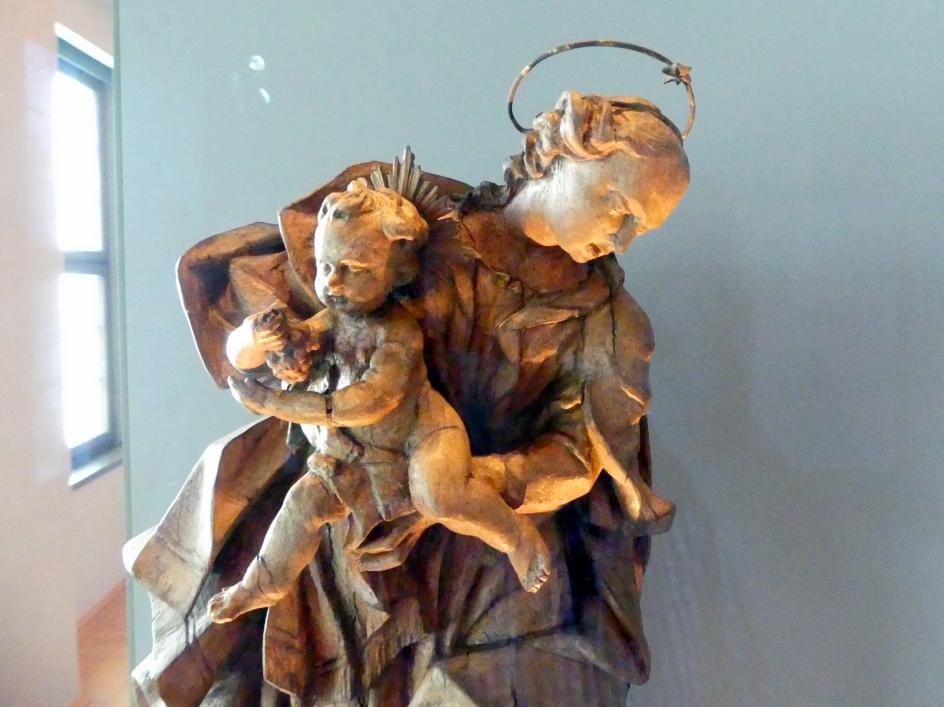 Maria mit Kind, Augsburg, Maximilianmuseum, Sammlung Röhrer, um 1740, Bild 2/5