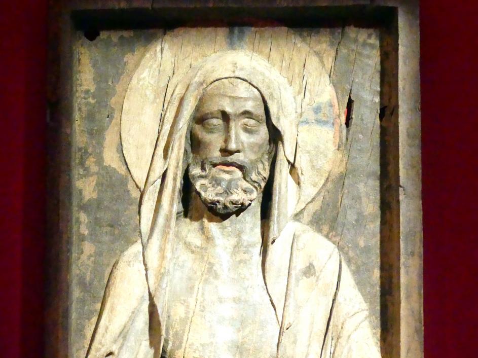 Grabchristus, Wien, Albertina, Ausstellung "Die fürstliche Sammlung Liechtenstein" vom 16.02.-10.06.2019, um 1350–1360, Bild 2/4