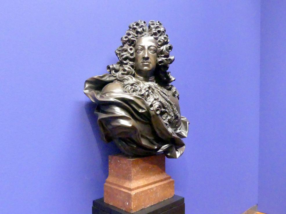 Guillielmus de Grof (1701), Büste des Maximilian II. Emanuel, Kurfürst von Bayern, Wien, Albertina, Ausstellung "Die fürstliche Sammlung Liechtenstein" vom 16.02.-10.06.2019, nach 1700, Bild 2/6
