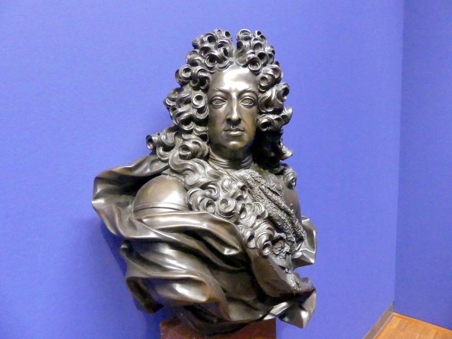 Guillielmus de Grof (1701), Büste des Maximilian II. Emanuel, Kurfürst von Bayern, Wien, Albertina, Ausstellung "Die fürstliche Sammlung Liechtenstein" vom 16.02.-10.06.2019, nach 1700, Bild 4/6