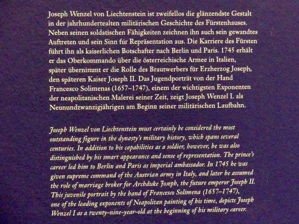 Francesco Solimena (1680–1731), Fürst Joseph Wenzel I. von Liechtenstein, Wien, Albertina, Ausstellung "Die fürstliche Sammlung Liechtenstein" vom 16.02.-10.06.2019, 1725, Bild 3/3