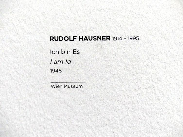Rudolf Hausner (1948–1977), Ich bin Es, Wien, Albertina, Sammlung Batliner, Saal 7, 1948, Bild 2/2