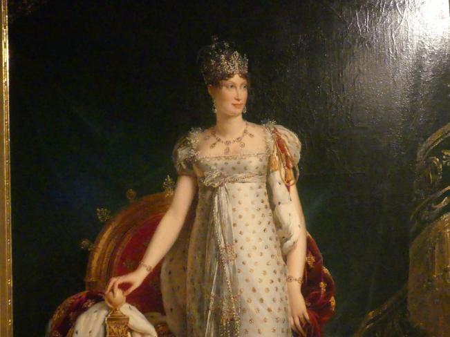François Gérard (1794–1824), Marie Louise (1791-1847), Kaiserin der Franzosen, Wien, Kunsthistorisches Museum, Weltliche und Geistliche Schatzkammer, 1812, Bild 2/4