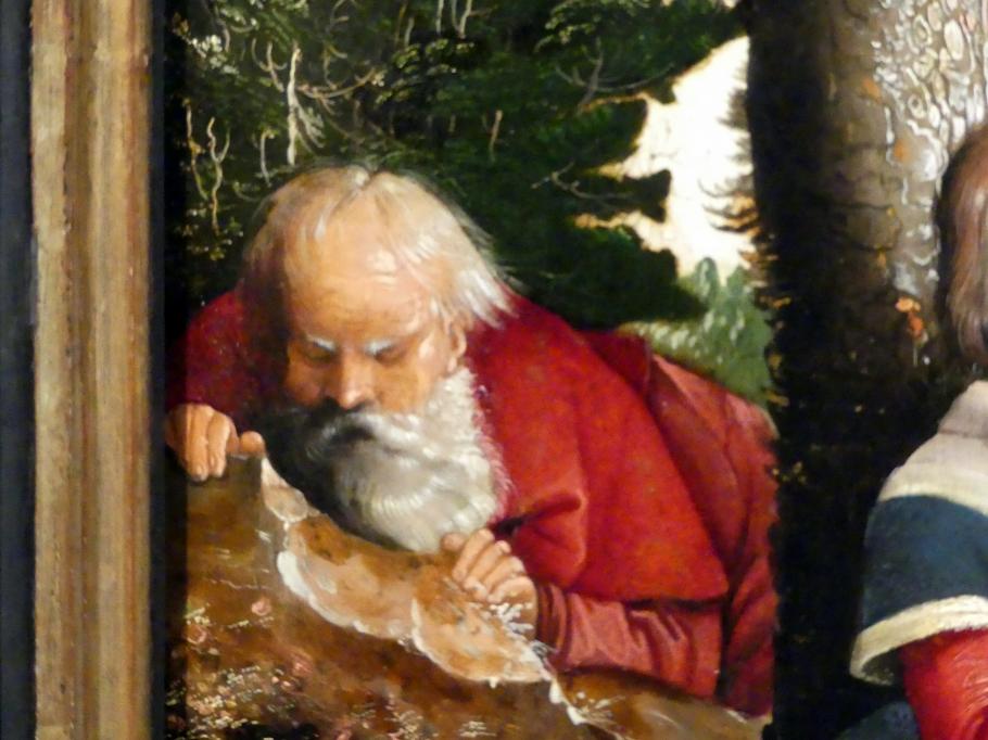 Hans Baldung Grien (1500–1544), Die Heilige Familie im Grünen, Wien, Akademie der bildenden Künste, um 1512, Bild 2/4