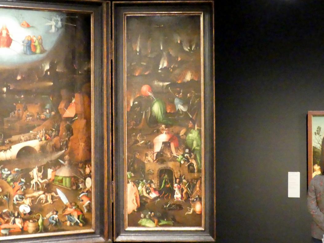 Hieronymus Bosch (1475–1510), Weltgerichts-Triptychon, Wien, Akademie der bildenden Künste, um 1490–1505, Bild 2/41