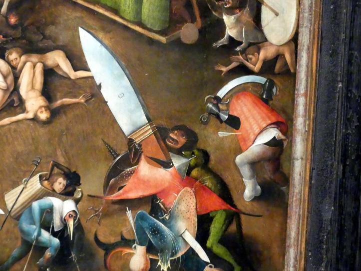 Hieronymus Bosch (1475–1510), Weltgerichts-Triptychon, Wien, Akademie der bildenden Künste, um 1490–1505, Bild 18/41