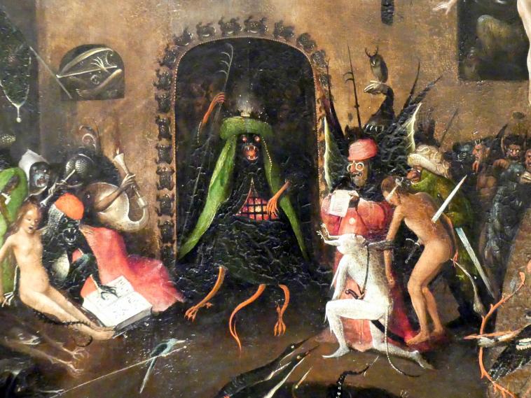 Hieronymus Bosch (1475–1510), Weltgerichts-Triptychon, Wien, Akademie der bildenden Künste, um 1490–1505, Bild 19/41