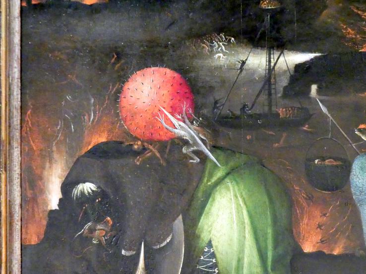 Hieronymus Bosch (1475–1510), Weltgerichts-Triptychon, Wien, Akademie der bildenden Künste, um 1490–1505, Bild 21/41