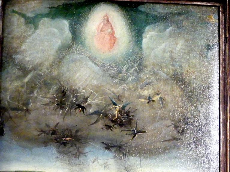 Hieronymus Bosch (1475–1510), Weltgerichts-Triptychon, Wien, Akademie der bildenden Künste, um 1490–1505, Bild 26/41