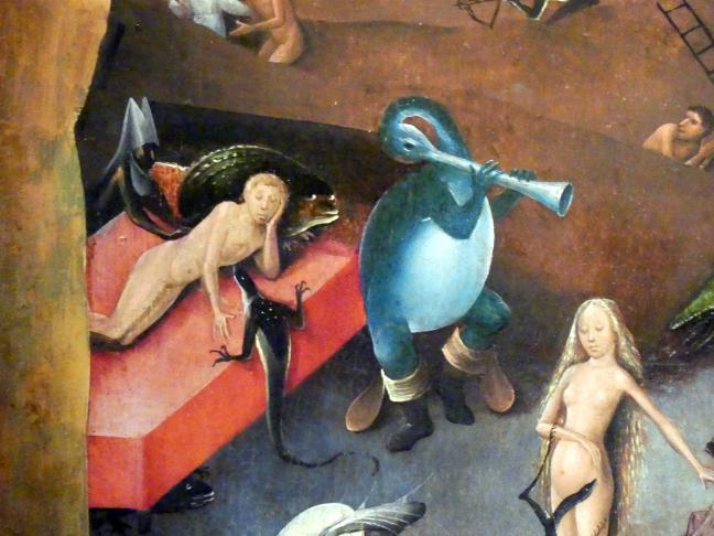 Hieronymus Bosch (1475–1510), Weltgerichts-Triptychon, Wien, Akademie der bildenden Künste, um 1490–1505, Bild 33/41