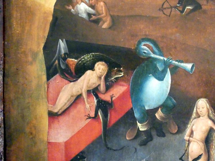 Hieronymus Bosch (1475–1510), Weltgerichts-Triptychon, Wien, Akademie der bildenden Künste, um 1490–1505, Bild 34/41
