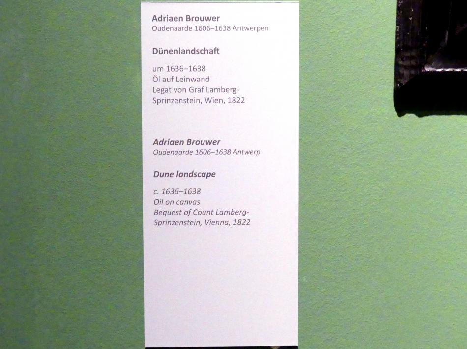 Adriaen Brouwer (1631–1637), Dünenlandschaft, Wien, Akademie der bildenden Künste, um 1636–1638, Bild 2/2