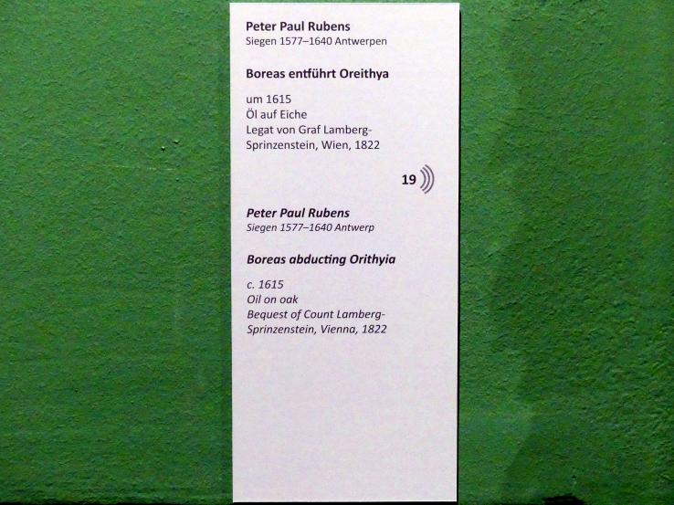 Peter Paul Rubens (1598–1640), Boreas entführt Oreithya, Wien, Akademie der bildenden Künste, um 1615, Bild 2/2