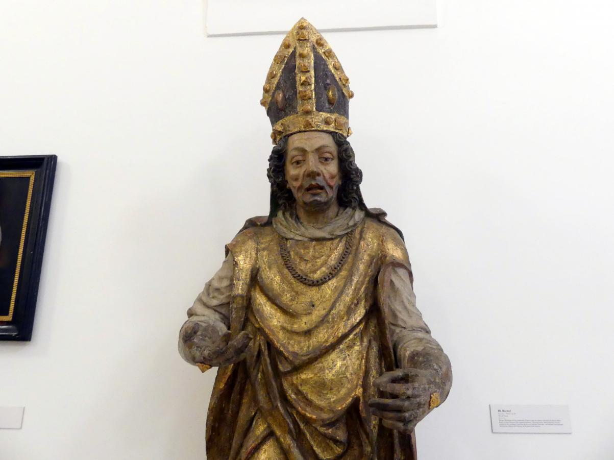 Hl. Bischof, Linz, Oberösterreichisches Landesmuseum, Renaissance und Manierismus, 2. Hälfte 16. Jhd., Bild 2/4
