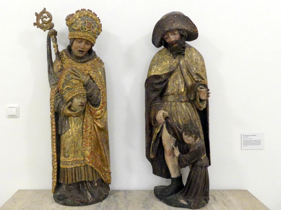 Hl. Rochus, Lorch, Spitalkirche, jetzt Linz, Oberösterreichisches Landesmuseum, Die Kunst der Donauschule, um 1520, Bild 3/4