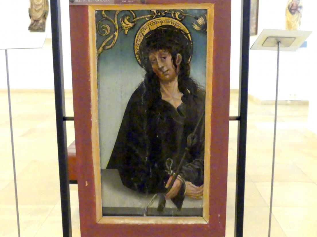 Sebastian Reinthaler (1506–1512), Weinende Madonna und Schmerzensmann, Schönering, Pfarrkirche St. Stephanus, jetzt Linz, Oberösterreichisches Landesmuseum, Die Kunst der Donauschule, um 1506, Bild 2/3