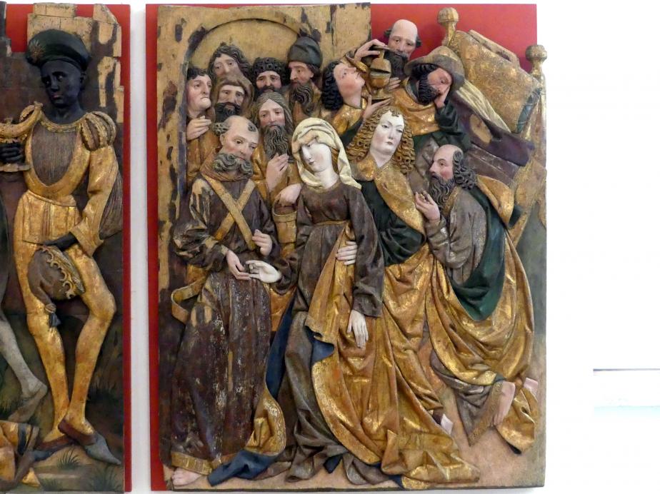 Geburt Christi, Anbetung der Könige, Tod Mariens, Eggendorf, Schloss Eggendorf, jetzt Linz, Oberösterreichisches Landesmuseum, Die Zeit der Schnitzaltäre, um 1500, Bild 4/5