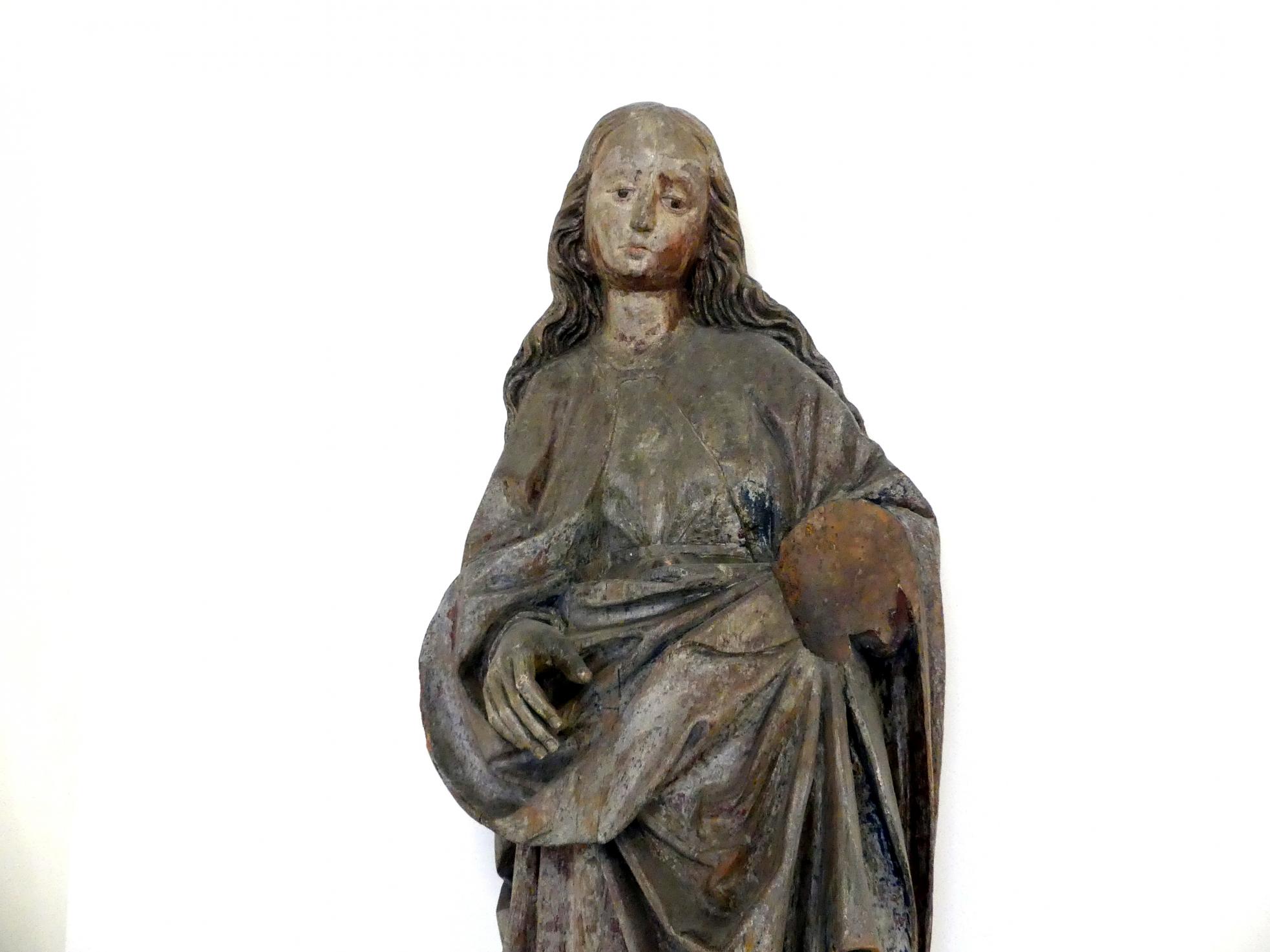 Weibliche Heilige, Königswiesen, Pfarrkirche Mariä Himmelfahrt, jetzt Linz, Oberösterreichisches Landesmuseum, Die Zeit der Schnitzaltäre, um 1470–1480, Bild 2/3