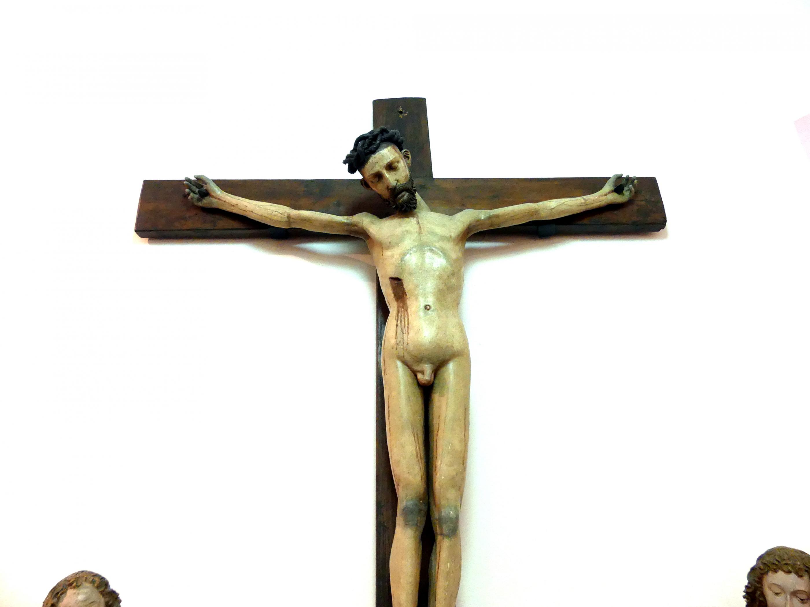 Kruzifix, Linz, Oberösterreichisches Landesmuseum, Von der Romanik zur Spätgotik, um 1460–1470, Bild 2/4