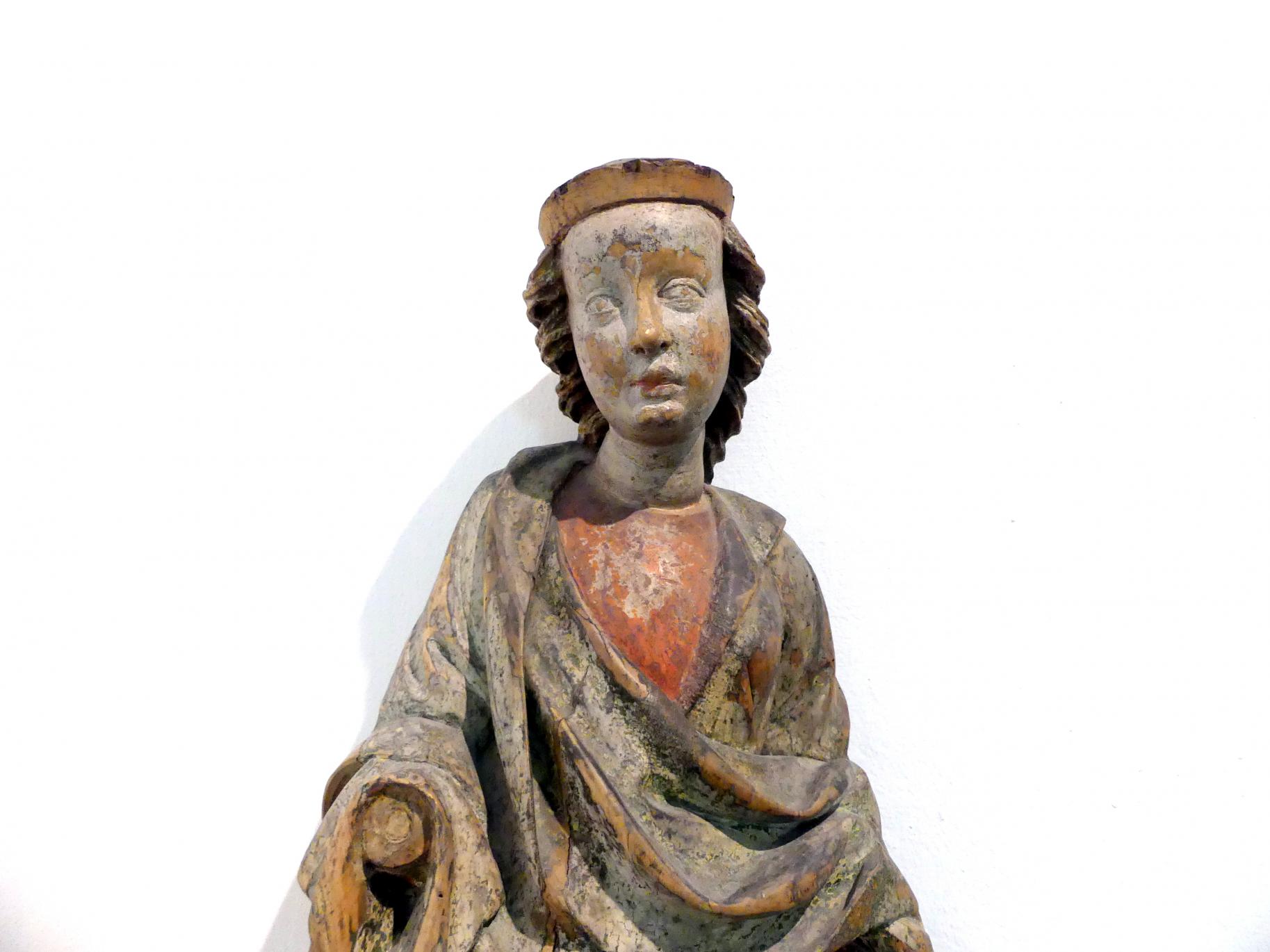 Hans von Judenburg (Umkreis) (Undatiert), Weibliche Heilige, Linz, Oberösterreichisches Landesmuseum, Von der Romanik zur Spätgotik, Undatiert, Bild 2/3