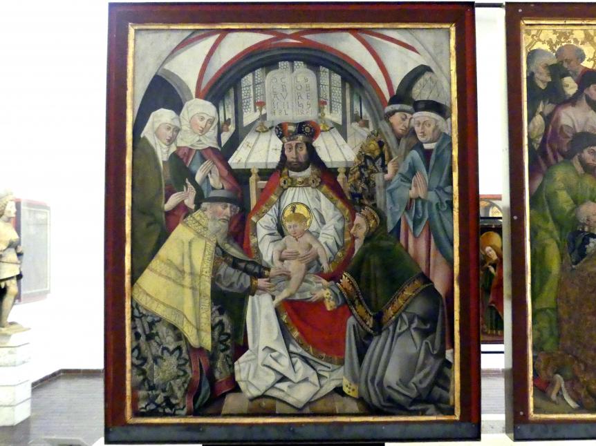 Meister des Eggelsberger Altars (1481), Eggelsberger Altar, Eggelsberg, Pfarrkirche Mariä Himmelfahrt, jetzt Linz, Oberösterreichisches Landesmuseum, Blüte der Spätgotik, 1481, Bild 2/4