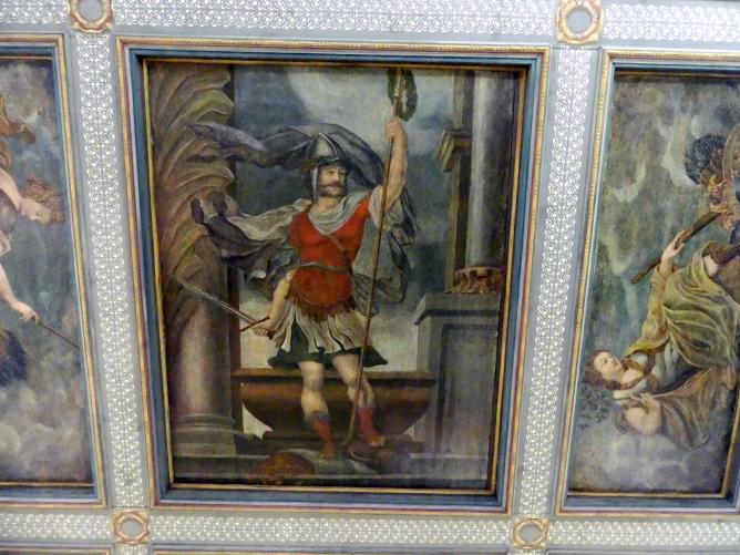 Decke aus Schloss Hartheim, Alkoven, Schloss Hartheim, jetzt Linz, Oberösterreichisches Landesmuseum, Kunstkabinett, um 1600, Bild 7/13