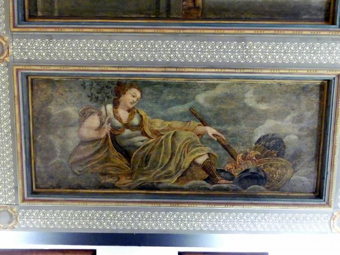 Decke aus Schloss Hartheim, Alkoven, Schloss Hartheim, jetzt Linz, Oberösterreichisches Landesmuseum, Kunstkabinett, um 1600, Bild 8/13