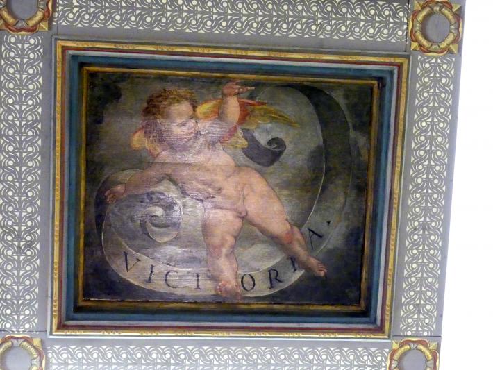 Decke aus Schloss Hartheim, Alkoven, Schloss Hartheim, jetzt Linz, Oberösterreichisches Landesmuseum, Kunstkabinett, um 1600, Bild 12/13